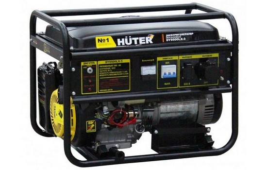 Бензогенератор Huter DY9500LX-3